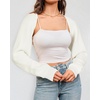image:imageArachampCloz Womens Wool Blend Bolero Shrug Spring Fashion Cropped Cardigans 2026White