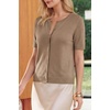 image:imageArachampCloz Womens Wool Blend Cropped Lightweight Short Sleeve Summer Business Casual Cardigan TopsAcamel