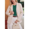 image:imageArachampCloz Womens Wool Blend Cropped Lightweight Short Sleeve Summer Business Casual Cardigan TopsAteal