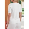 image:imageArachampCloz Womens Wool Blend Cropped Lightweight Short Sleeve Summer Business Casual Cardigan TopsOffwhite