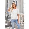 image:imageArachampCloz Womens Wool Blend Cropped Lightweight Short Sleeve Summer Business Casual Cardigan TopsWhite