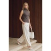 image:imageArachampCloz Womens Wool Blend Slim Fit Soft Turtleneck Business Casual Tank TopsCoffee