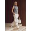 image:imageArachampCloz Womens Wool Blend Slim Fit Soft Turtleneck Business Casual Tank TopsGrey