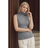 image:imageArachampCloz Womens Wool Blend Slim Fit Soft Turtleneck Business Casual Tank TopsGrey