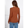 image:imageArachampCloz Womens Wool Blend ButtonCuff Fall Fashion Casual SweatersCaramel