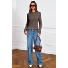 image:imageArachampCloz Womens Wool Blend ButtonCuff Fall Fashion Casual SweatersCoffee