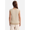 image:imageArachampCloz Womens 100 Cotton Regular Fit Polo V Neck Striped Sweater Vest Casual Tops 2026Apricot