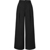 image:imageArachampCloz Womens Linen Blend Wide Leg Palazzo Pants AllSeason Business Casual Outfits Dress TrousersBlack