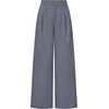 image:imageArachampCloz Womens Linen Blend Wide Leg Palazzo Pants AllSeason Business Casual Outfits Dress TrousersGrey