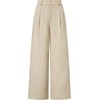 image:imageArachampCloz Womens Linen Blend Wide Leg Palazzo Pants AllSeason Business Casual Outfits Dress TrousersKhaki