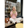image:imageArachampCloz Womens Wool Blend Oversized Lightweight Cardigan Short Sleeve Summer Casual Sweaters TopsBlush Pink