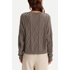 image:imageArachampCloz Womens Oversized Cropped Cable Knit Casual Sweater TopsCoffee