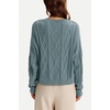 image:imageArachampCloz Womens Oversized Cropped Cable Knit Casual Sweater TopsSage Green