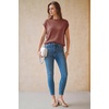 image:imageArachampCloz Womens Wool Blend Short Sleeve Oversized Sweater Work Casual Cap Sleeve Tops Summer 2026Dusty Red