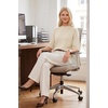 image:imageArachampCloz Womens Cashmere Wool Blend Elbow Sleeve Sweater Relaxed Fit Top  Lightweighamp34 Sleeve Tops Half Sleeve Relaxed Fit Knit Top Business Casual LuxuryampDaily Wardrobe Summer Fall 2026Cream