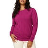image:imageArachampCloz Womens Soft Knit Sweater Fall Dressy Casual Pullover TopsAdark Rose