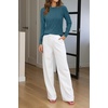 image:imageArachampCloz Womens Soft Knit Sweater Fall Dressy Casual Pullover TopsApeacock Blue