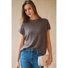 image:imageArachampCloz Womens Wool Blend Oversized Cap Sleeve Summer Casual Sweater  Short Sleeve Sweater Stretchy amp Lightweight Capsule Wardrobe Teacher Outfits Business Casual Tops Solo amp Layer OutfitsCoffee