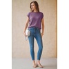 image:imageArachampCloz Womens Wool Blend Oversized Cap Sleeve Summer Casual Sweater  Short Sleeve Sweater Stretchy amp Lightweight Capsule Wardrobe Teacher Outfits Business Casual Tops Solo amp Layer OutfitsPurple