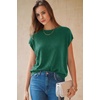 image:imageArachampCloz Womens Wool Blend Oversized Cap Sleeve Summer Casual Sweater  Short Sleeve Sweater Stretchy amp Lightweight Capsule Wardrobe Teacher Outfits Business Casual Tops Solo amp Layer OutfitsTeal