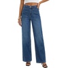 image:imageArachampCloz Womens Lyocell Blend Adjustable Waist Fall Wide Leg Jeans  Lyocell Blend Stretchy Denim Adjustable Button Waist High Waist Baggy Straight Wide Leg Jeans Trendy Casual Workwear 2026Blue