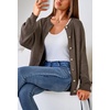 image:imageArachampCloz Womens Wool Blend Gold Button Fall Fashion Casual Cardigan  Lightweight Breathable SweaterWool BlendCrew NeckLong SleeveBusiness CasualFall Outfits for WomenFigurefriendlyCoffee