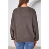 image:imageArachampCloz Womens Wool Blend Gold Button Fall Fashion Casual Cardigan  Lightweight Breathable SweaterWool BlendCrew NeckLong SleeveBusiness CasualFall Outfits for WomenFigurefriendlyCoffee