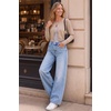 image:imageArachampCloz Womens Wool Blend Cropped Crewneck Fall Work Cardigan SweatersOatmeal