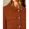 image:imageArachampCloz Womens Wool Blend Cropped Sweater Cardigan JacketBrick Red