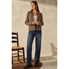 image:imageArachampCloz Womens Wool Blend Cropped Sweater Cardigan JacketBrown