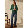 image:imageArachampCloz Womens Wool Blend Cropped Sweater Cardigan JacketGreen