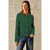image:imageArachampCloz Womens Wool Blend Cropped Sweater Cardigan JacketGreen