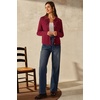 image:imageArachampCloz Womens Wool Blend Cropped Sweater Cardigan JacketRed