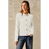 image:imageArachampCloz Womens Wool Blend Cropped Sweater Cardigan JacketWhite