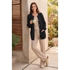 image:imageArachampCloz Womens Wool Blend Oversized Chunky Knit Fall Work CardigansBlack
