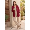 image:imageArachampCloz Womens Wool Blend Oversized Chunky Knit Fall Work CardigansRed