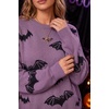 image:imageArachampCloz Womens Wool Blend Oversized Sweaters Fall Fashion Outfits 2026Bat Lavender Black
