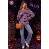 image:imageArachampCloz Womens Wool Blend Oversized Sweaters Fall Fashion Outfits 2026Bat Lavender Black