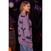image:imageArachampCloz Womens Wool Blend Oversized Sweaters Fall Fashion Outfits 2026Bat Lavender Black