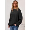 image:imageArachampCloz Womens Wool Blend Oversized Sweaters Fall Fashion Outfits 2026Black