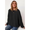 image:imageArachampCloz Womens Wool Blend Oversized Sweaters Fall Fashion Outfits 2026Black