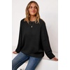 image:imageArachampCloz Womens Wool Blend Oversized Sweaters Fall Fashion Outfits 2026Black