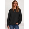 image:imageArachampCloz Womens Wool Blend Oversized Sweaters Fall Fashion Outfits 2026Black