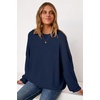 image:imageArachampCloz Womens Wool Blend Oversized Sweaters Fall Fashion Outfits 2026Navy
