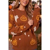 image:imageArachampCloz Womens Wool Blend Oversized Sweaters Fall Fashion Outfits 2026Pumpkin Ghost Terracotta