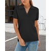 image:imageArachampCloz Womens Wool Blend Polo Business Casual Sweater Teacher OutfitsBlack