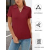 image:imageArachampCloz Womens Wool Blend Polo Business Casual Sweater Teacher OutfitsBurgundy Red