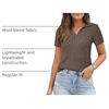 image:imageArachampCloz Womens Wool Blend Polo Business Casual Sweater Teacher OutfitsCable Knitcoffee