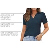 image:imageArachampCloz Womens Wool Blend Polo Business Casual Sweater Teacher OutfitsCable Knitdark Blue