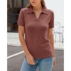 image:imageArachampCloz Womens Wool Blend Polo Business Casual Sweater Teacher OutfitsDusty Red